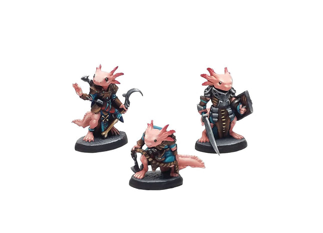 Gamers Guild AZ Reaper Miniatures Reaper Bones Black: Axolotii Adventures AGD