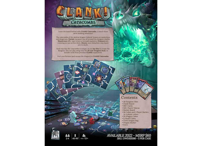 Gamers Guild AZ Renegade Game Studios Clank! Catacombs GTS