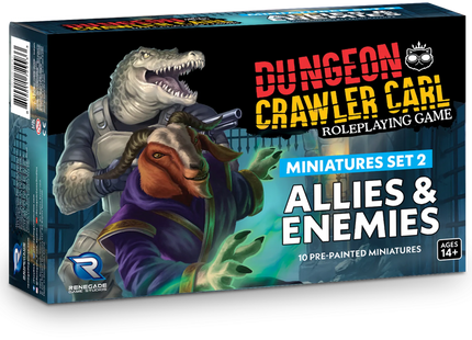Gamers Guild AZ Renegade Game Studios Dungeon Crawler Carl RPG: Allies & Enemies Minis Set 2 (Pre-Order) Renegade Game Studios