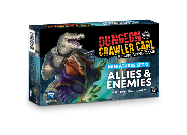 Gamers Guild AZ Renegade Game Studios Dungeon Crawler Carl RPG: Allies & Enemies Minis Set 2 (Pre-Order) Renegade Game Studios