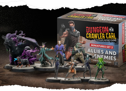 Gamers Guild AZ Renegade Game Studios Dungeon Crawler Carl RPG: Allies & Enemies Minis Set 2 (Pre-Order) Renegade Game Studios