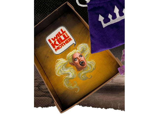 Gamers Guild AZ Renegade Game Studios Dungeon Crawler Carl RPG: "I Will Kill Your Mother" Dice Tray (Pre-Order) Renegade Game Studios