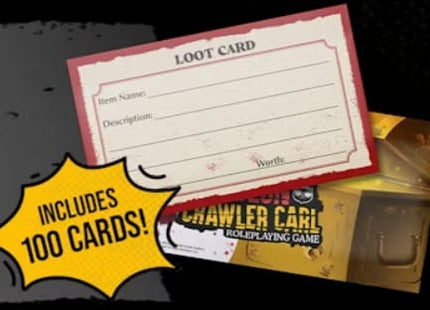 Gamers Guild AZ Renegade Game Studios Dungeon Crawler Carl RPG: Index Sized Loot Cards (Pre-Order) Renegade Game Studios