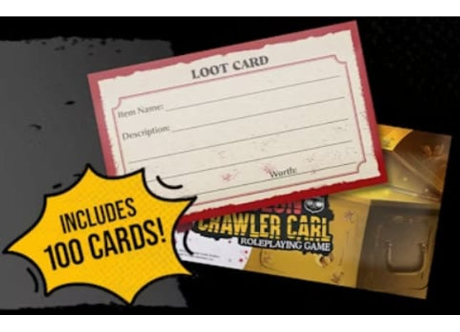 Gamers Guild AZ Renegade Game Studios Dungeon Crawler Carl RPG: Index Sized Loot Cards (Pre-Order) Renegade Game Studios