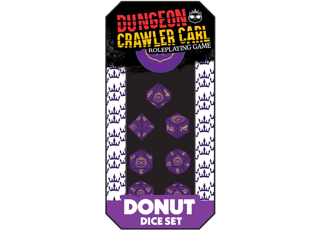 Gamers Guild AZ Renegade Game Studios Dungeon Crawler Carl RPG: Princess Donut Dice Set (Pre-Order) Renegade Game Studios