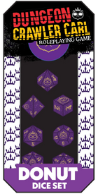 Gamers Guild AZ Renegade Game Studios Dungeon Crawler Carl RPG: Princess Donut Dice Set (Pre-Order) Renegade Game Studios