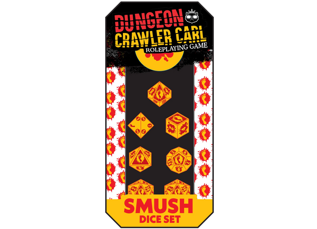 Gamers Guild AZ Renegade Game Studios Dungeon Crawler Carl RPG: Smush Dice Set (Pre-Order) Renegade Game Studios
