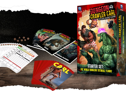 Gamers Guild AZ Renegade Game Studios Dungeon Crawler Carl RPG: Starter Set (Pre-Order) Renegade Game Studios