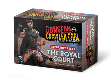 Gamers Guild AZ Renegade Game Studios Dungeon Crawler Carl RPG: The Royal Court Minis Set 1 (Pre-Order) Renegade Game Studios