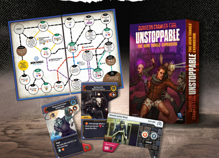 Gamers Guild AZ Renegade Game Studios Dungeon Crawler Carl: Unstoppable - The Iron Tangle Expansion (Pre-Order) Renegade Game Studios