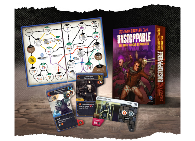 Gamers Guild AZ Renegade Game Studios Dungeon Crawler Carl: Unstoppable - The Iron Tangle Expansion (Pre-Order) Renegade Game Studios