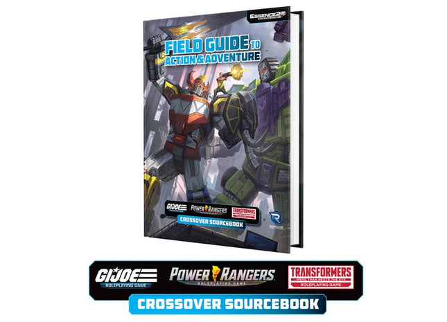 Gamers Guild AZ Renegade Game Studios Essence 20 Roleplaying System Field Guide to Action and Adventure Crossover Sourcebook Power Rangers G.I. JOE Transformers Renegade Game Studios
