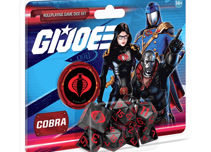Gamers Guild AZ Renegade Game Studios G.I. JOE Roleplaying Game Cobra Dice Set Renegade Game Studios
