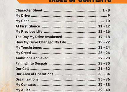 Gamers Guild AZ Renegade Game Studios Hunter: The Reckoning - Expanded Character Sheet Journal Renegade Game Studios