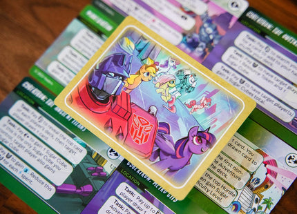 Gamers Guild AZ Renegade Game Studios My Little Pony Deck-Building Game Collision Course a Transformers Crossover Expansion Renegade Game Studios