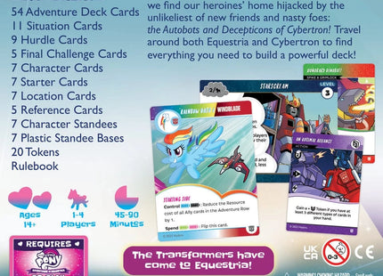 Gamers Guild AZ Renegade Game Studios My Little Pony Deck-Building Game Collision Course a Transformers Crossover Expansion Renegade Game Studios