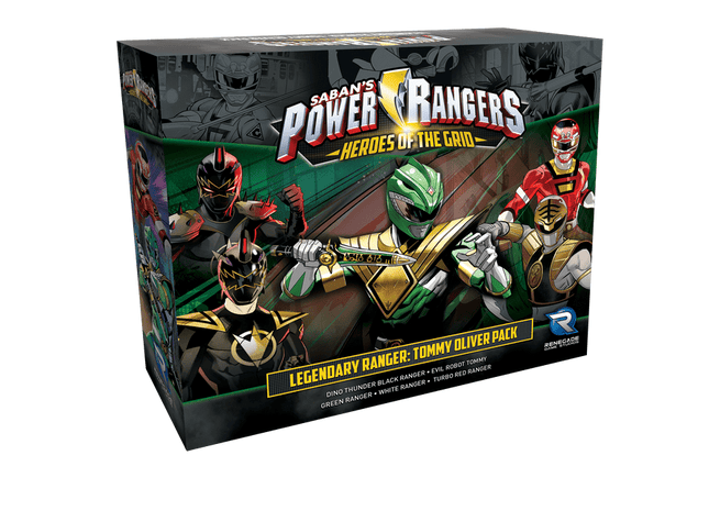 Gamers Guild AZ Renegade Game Studios Power Rangers: Heroes of the Grid Legendary Rangers Tommy Oliver Pack Renegade Game Studios