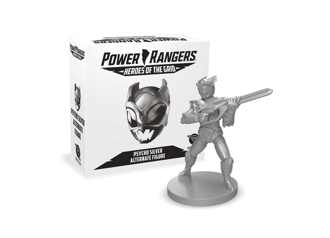 Gamers Guild AZ Renegade Game Studios Power Rangers: Heroes of the Grid Psycho Silver Alt Figure Renegade Game Studios