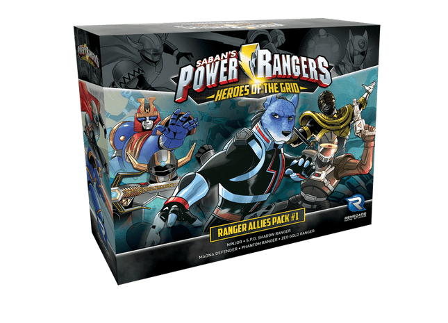 Gamers Guild AZ Renegade Game Studios Power Rangers: Heroes of the Grid Ranger Allies Pack #1 Renegade Game Studios