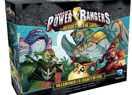 Gamers Guild AZ Renegade Game Studios Power Rangers: Heroes of the Grid Villain Pack #3 Legacy of Evil Renegade Game Studios