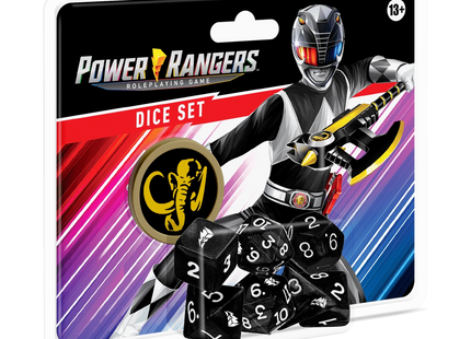 Gamers Guild AZ Renegade Game Studios Power Rangers Roleplaying Game Dice (Black) Renegade Game Studios