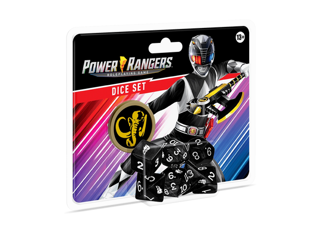 Gamers Guild AZ Renegade Game Studios Power Rangers Roleplaying Game Dice (Black) Renegade Game Studios