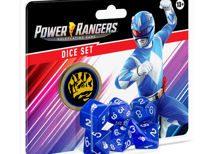 Gamers Guild AZ Renegade Game Studios Power Rangers Roleplaying Game Dice (Blue) Renegade Game Studios