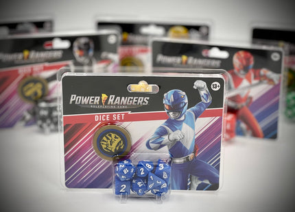 Gamers Guild AZ Renegade Game Studios Power Rangers Roleplaying Game Dice (Blue) Renegade Game Studios