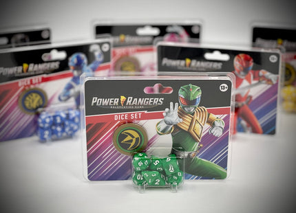 Gamers Guild AZ Renegade Game Studios Power Rangers Roleplaying Game Dice (Green) Renegade Game Studios