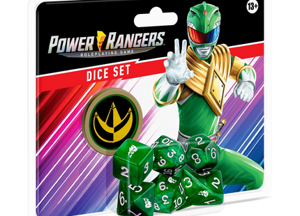 Gamers Guild AZ Renegade Game Studios Power Rangers Roleplaying Game Dice (Green) Renegade Game Studios