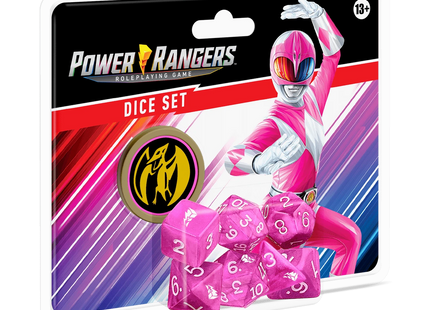 Gamers Guild AZ Renegade Game Studios Power Rangers Roleplaying Game Dice (Pink) Renegade Game Studios