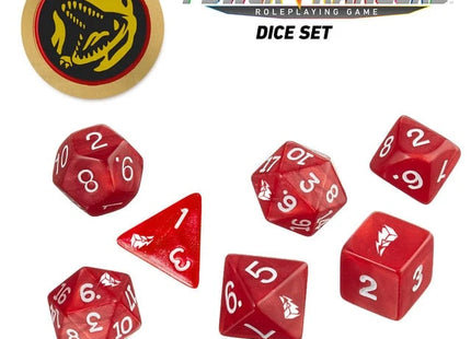 Gamers Guild AZ Renegade Game Studios Power Rangers Roleplaying Game Dice (Red) Renegade Game Studios