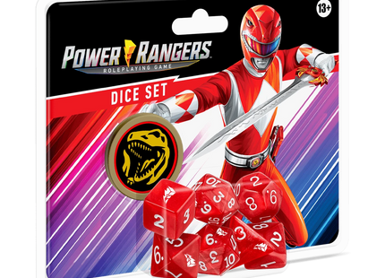 Gamers Guild AZ Renegade Game Studios Power Rangers Roleplaying Game Dice (Red) Renegade Game Studios