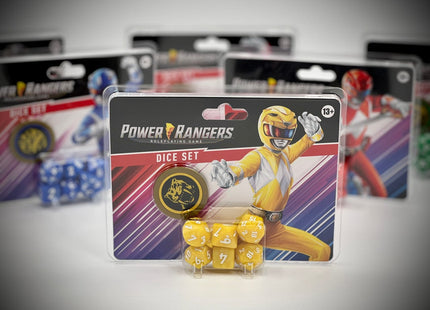 Gamers Guild AZ Renegade Game Studios Power Rangers Roleplaying Game Dice (Yellow) Renegade Game Studios