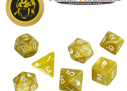 Gamers Guild AZ Renegade Game Studios Power Rangers Roleplaying Game Dice (Yellow) Renegade Game Studios