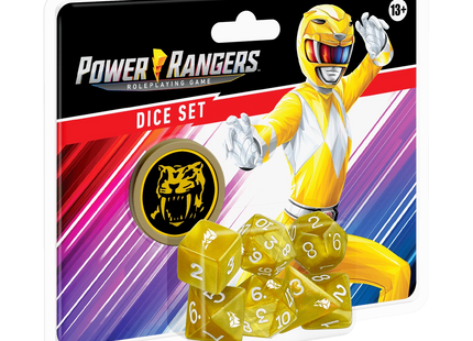 Gamers Guild AZ Renegade Game Studios Power Rangers Roleplaying Game Dice (Yellow) Renegade Game Studios
