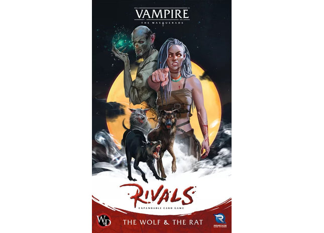 Gamers Guild AZ Renegade Game Studios Vampire: The Masquerade Rivals Expandable Card Game:  THE WOLF & THE RAT EXPANSION Renegade Game Studios