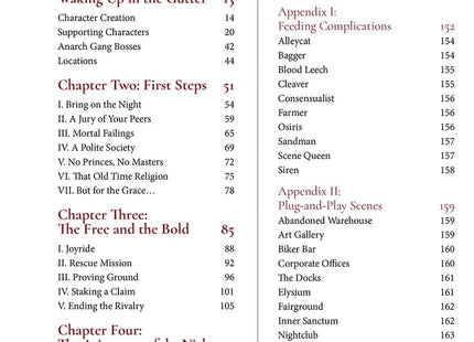 Gamers Guild AZ Renegade Game Studios Vampire: The Masquerade Roleplaying Game 5th Edition The Crimson Gutter Renegade Game Studios
