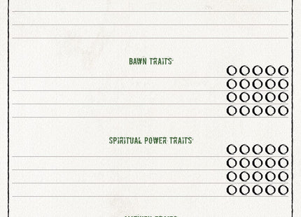 Gamers Guild AZ Renegade Game Studios Werewolf: The Apocalypse 5th Edition Expanded Character Sheet Journal Renegade Game Studios