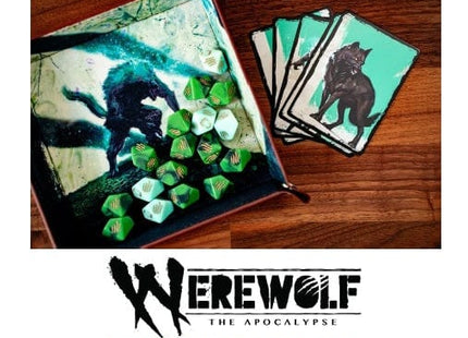 Gamers Guild AZ Renegade Game Studios Werewolf The Apocalypse: RPG - Luna's Fury Limited Dice & Tray Accessory Pack AGD