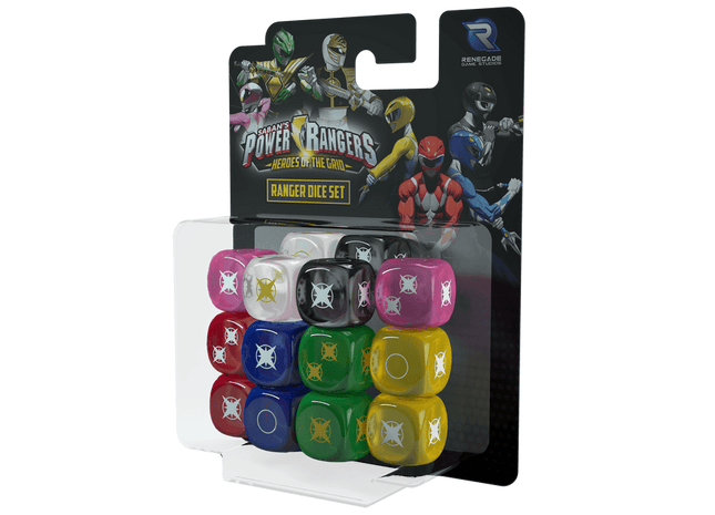 Gamers Guild AZ Renegade Games Studios Power Rangers: Heroes of the Grid Ranger Dice Set Renegade Games Studios