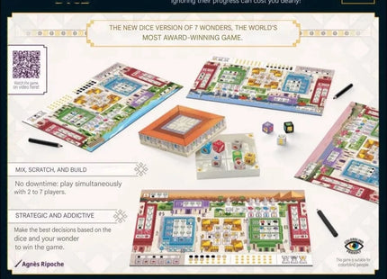 Gamers Guild AZ Repos Production 7 Wonders Dice (Pre-Order) Asmodee