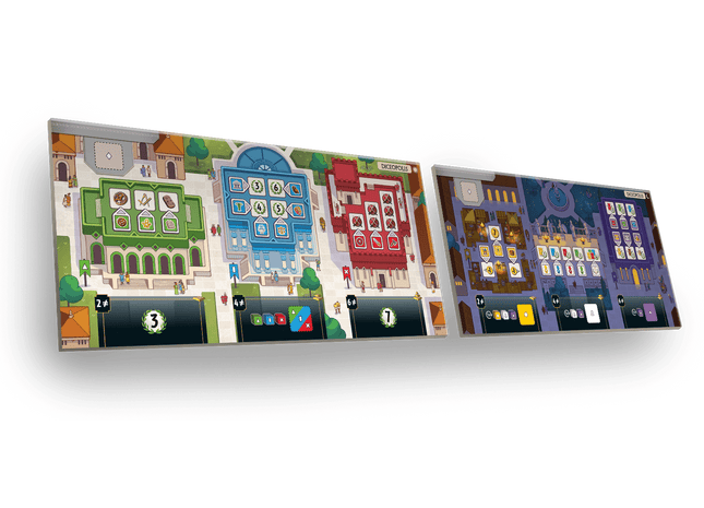 Gamers Guild AZ Repos Production 7 Wonders: Diceopolis Discontinue