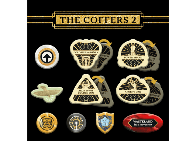 Gamers Guild AZ Restoration Games Return to Dark Tower: Coffers 2 Tokens Restoration Games