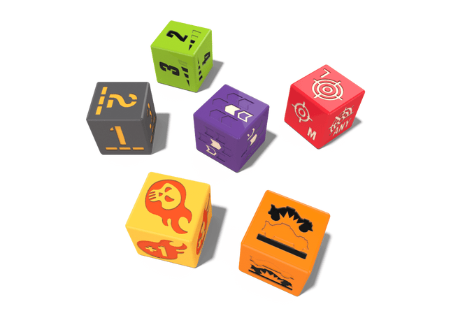Gamers Guild AZ Restoration Games Thunder Road: Vendetta – Extra Set of FX Dice Restoration Games