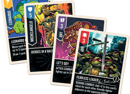 Gamers Guild AZ Restoration Games Unmatched Adventures: Teenage Mutant Ninja Turtles – Alternate Art Limited Edition Card Pack Restoration Games