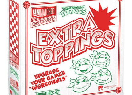 Gamers Guild AZ Restoration Games Unmatched Adventures: Teenage Mutant Ninja Turtles - Extra Toppings Expansion (Pre-Order) ACD Distribution