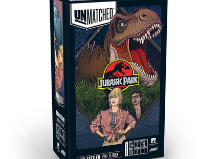 Gamers Guild AZ Restoration Games Unmatched: Jurassic Park - Sattler vs T. Rex GTS