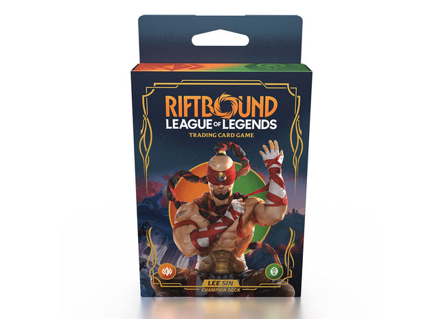 Gamers Guild AZ Riftbound Riftbound: League of Legends TCG: Lee Sin Champion Deck (Pre-Order) Asmodee