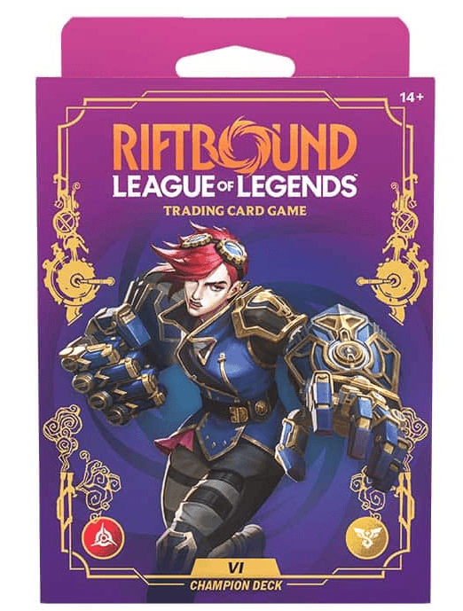 Riftbound League of Legends TCG - Unleashed Vi Champion Deck Riftbound League of Legends TCG - Unleashed Vi Champion Deck